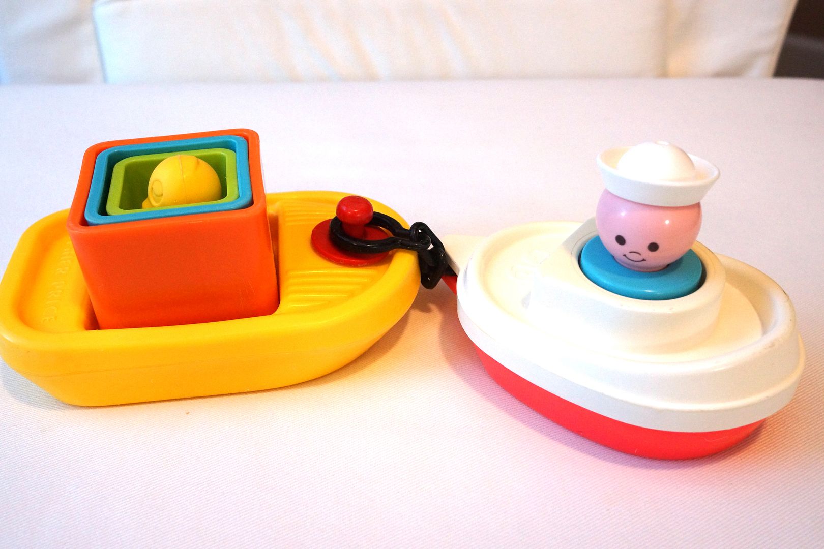 Anne's Odds and Ends Fisher Price Friday Tub Tug and Barge